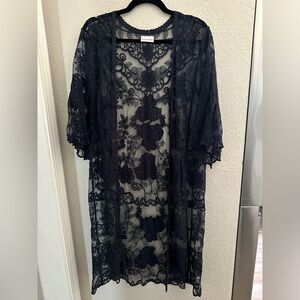 Shyanne Navy Lace Country Kimono